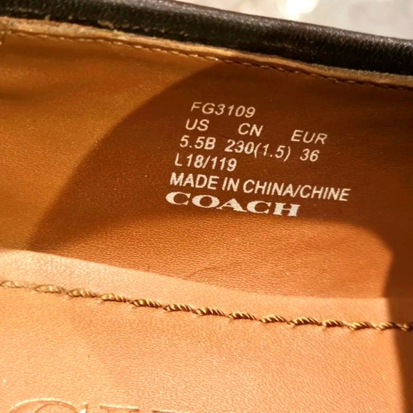 Coach Haley Loafer Signature Jacquard Wmns Sz 5.5 - Picture 14 of 14